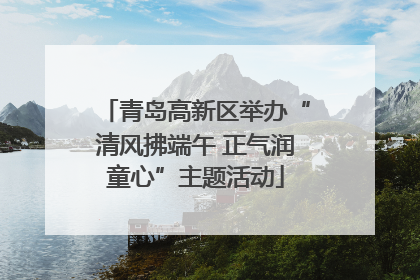 青岛高新区举办“清风拂端午 正气润童心”主题活动