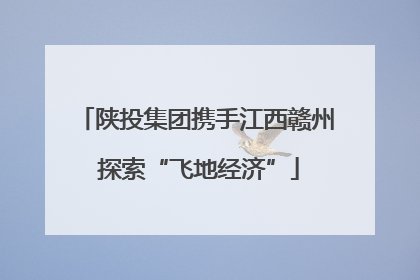 陕投集团携手江西赣州 探索“飞地经济”