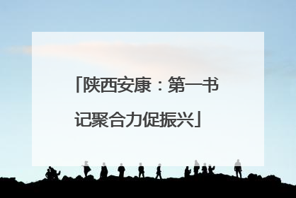 陕西安康：第一书记聚合力促振兴