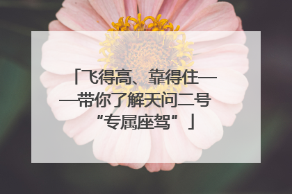 飞得高、靠得住——带你了解天问二号“专属座驾”