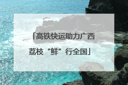 高铁快运助力广西荔枝“鲜”行全国