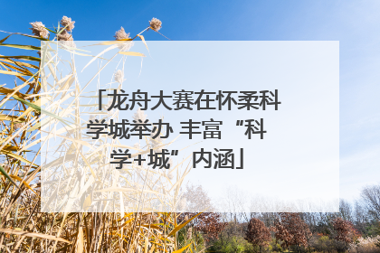 龙舟大赛在怀柔科学城举办 丰富“科学+城”内涵