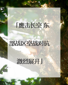 鹰击长空 东部战区空战对抗激烈展开