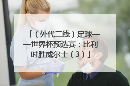 （外代二线）足球——世界杯预选赛：比利时胜威尔士（3）