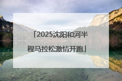 2025沈阳和河半程马拉松激情开跑