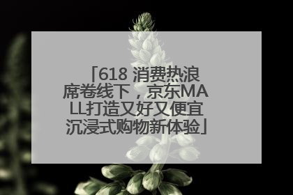 618 消费热浪席卷线下，京东MALL打造又好又便宜沉浸式购物新体验