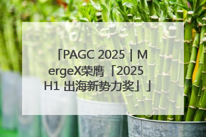 PAGC 2025｜MergeX荣膺「2025 H1 出海新势力奖」